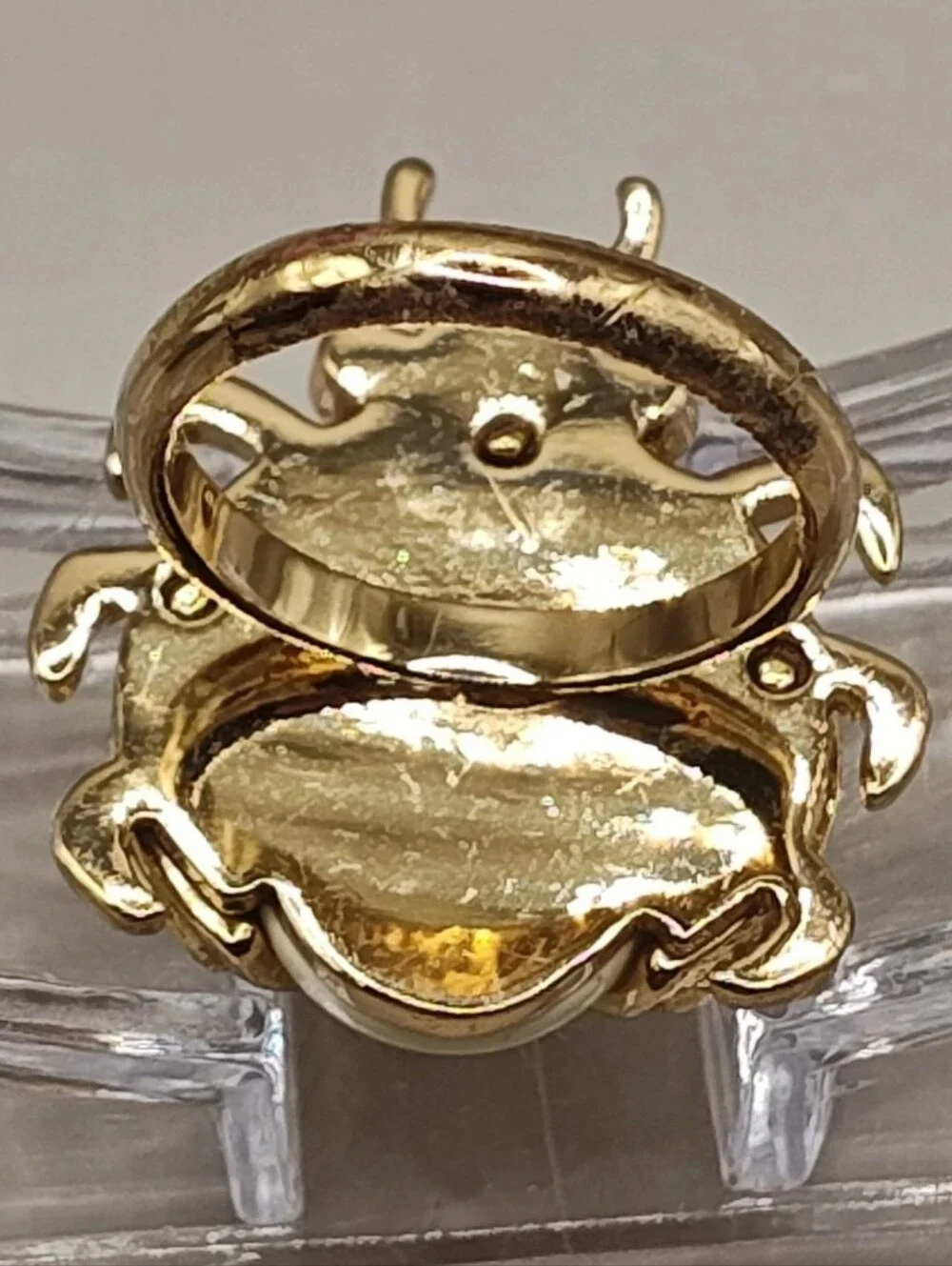 Vintage Kate Spade Ring Large Bugs Cocktail Statement Ladybug Beetle Sz 7